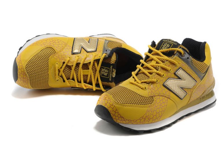 new balance doré pas cher